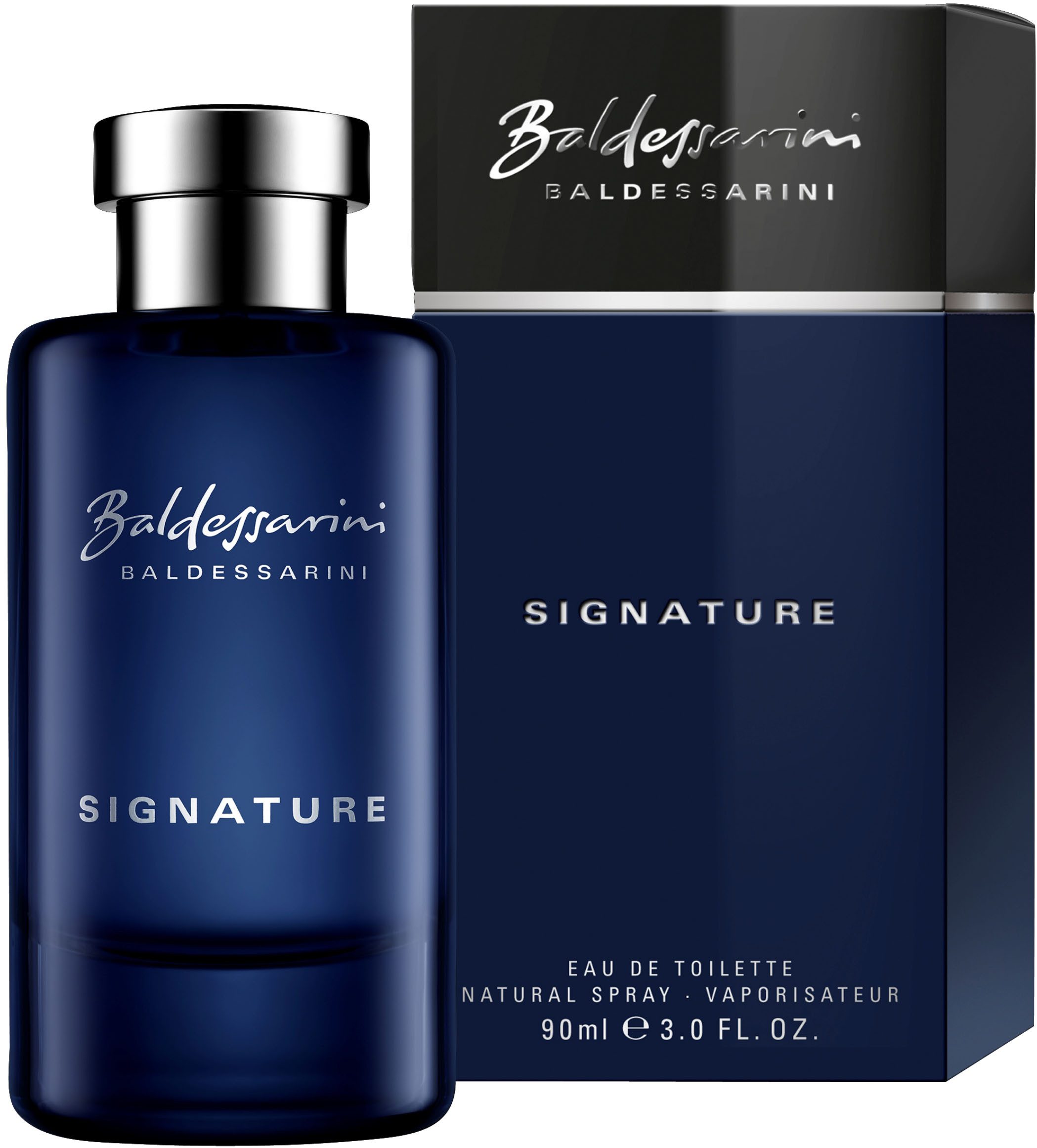 BALDESSARINI Eau de Toilette Baldesarini Signature Eau de Toilette 50ml, 1-tlg., Herrenduft mit holzig-orientalischer Note, Apfel und Amber.