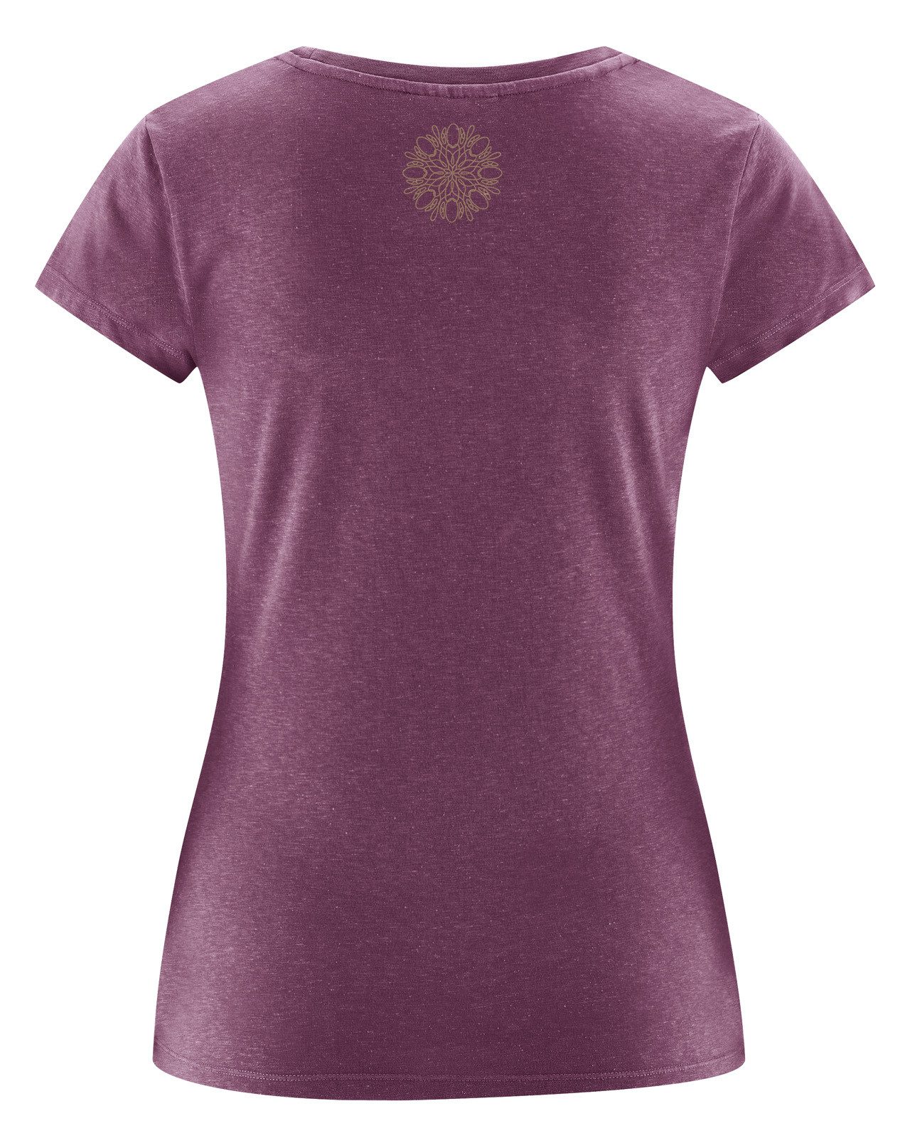 Yogashirt Yoga T-Shirt Knotendetail Hanf/Biobaumwolle Slim Fit