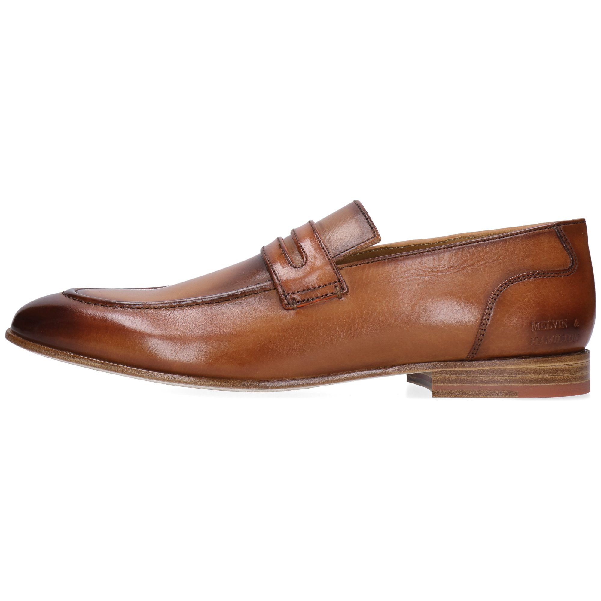 Melvin & Hamilton Santo 4 Leder-Loafers für Herren Loafer Flache Absätze, Echtes Leder, Vegetabile Gerbung