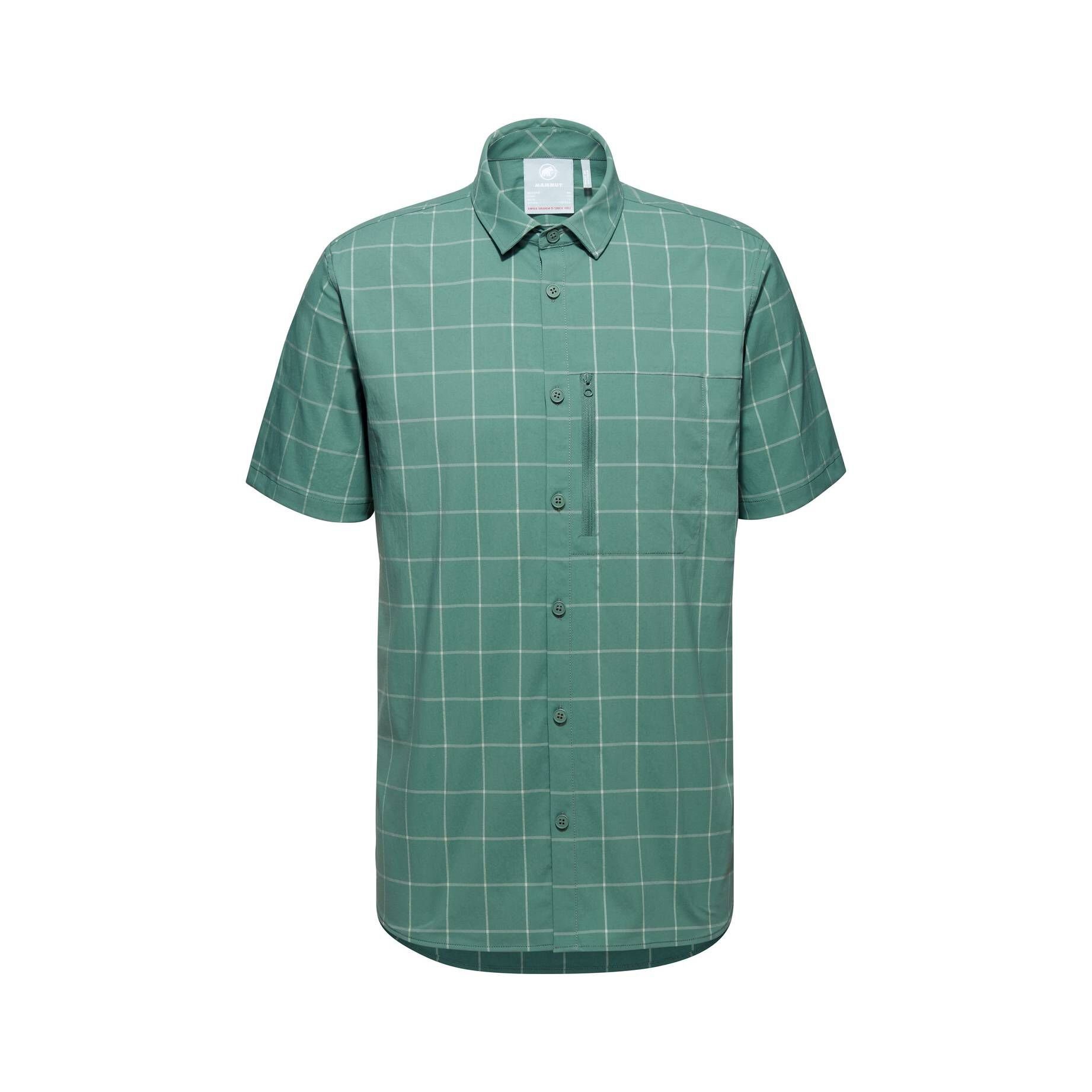 Mammut Kurzarmhemd Herren Wanderhemd MOUNTAIN SHIRT Kurzarm (1-tlg) jade (86)