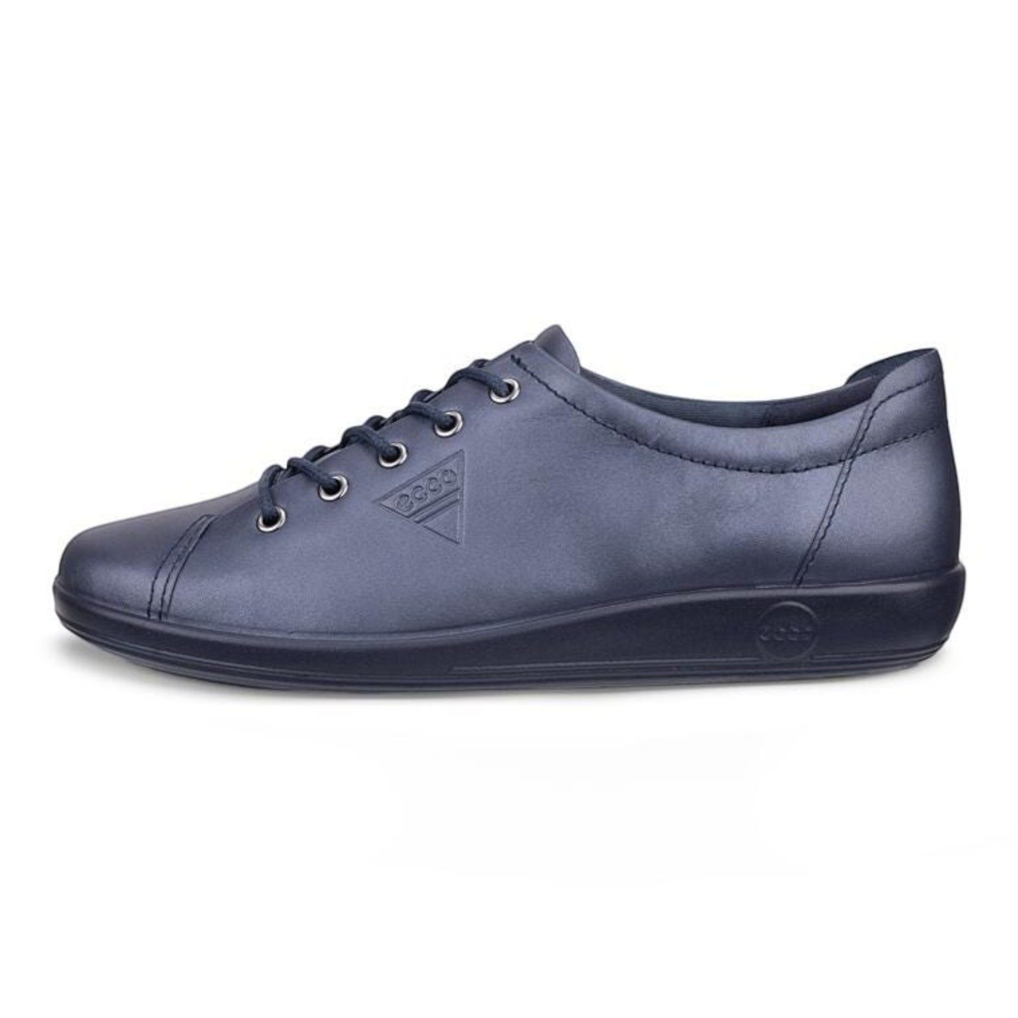 Ecco Soft 2.0 Tie (leichte und flexible Sohle) 2026 navyblau Damen Sneaker