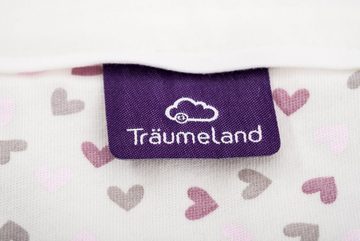 Träumeland Babyschlafsack Außenschlafsack Herz rosa (1 tlg)