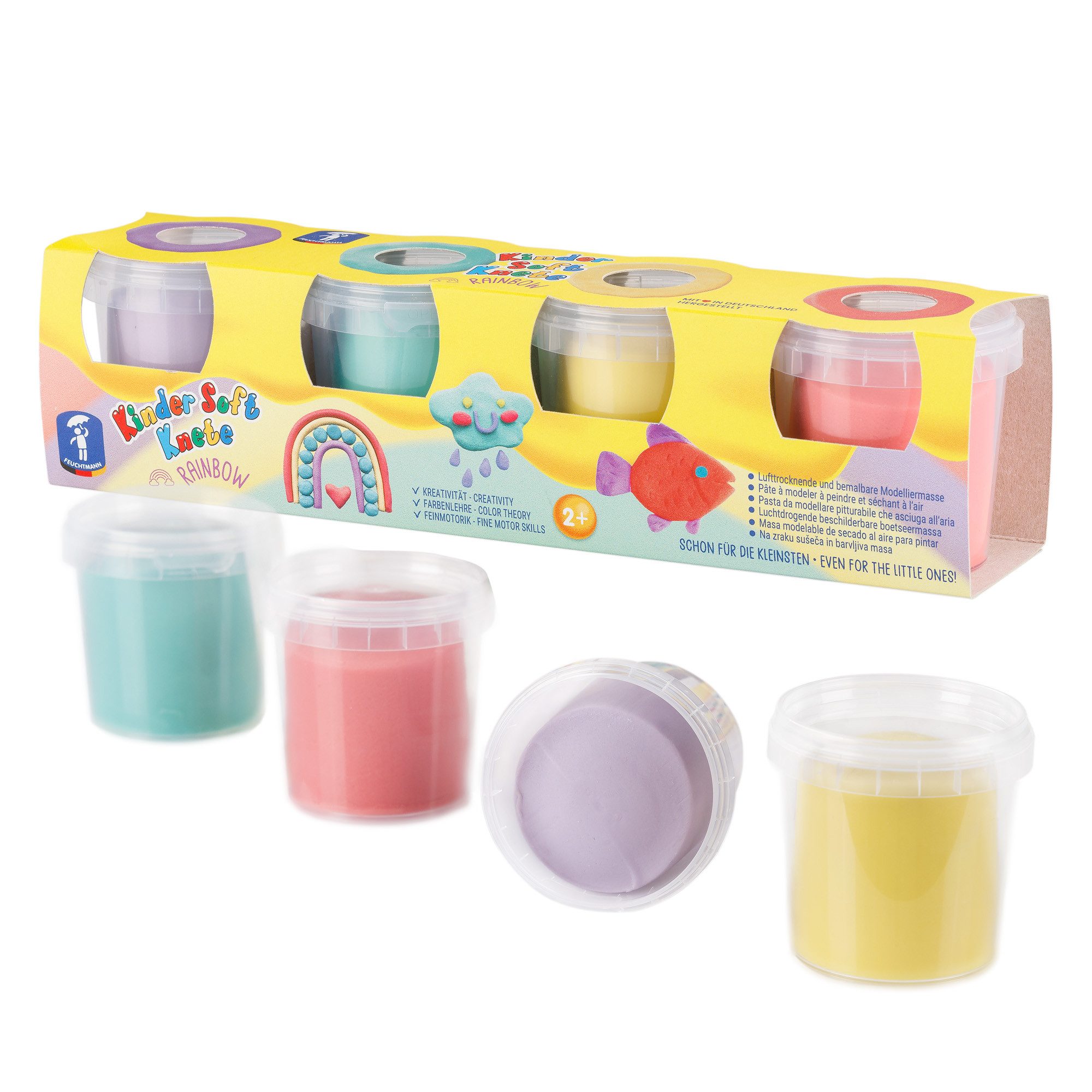 Knete KINDER SOFT KNETE Rainbow