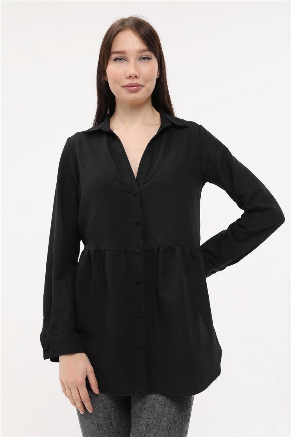 Hemdbluse Langarmshirt