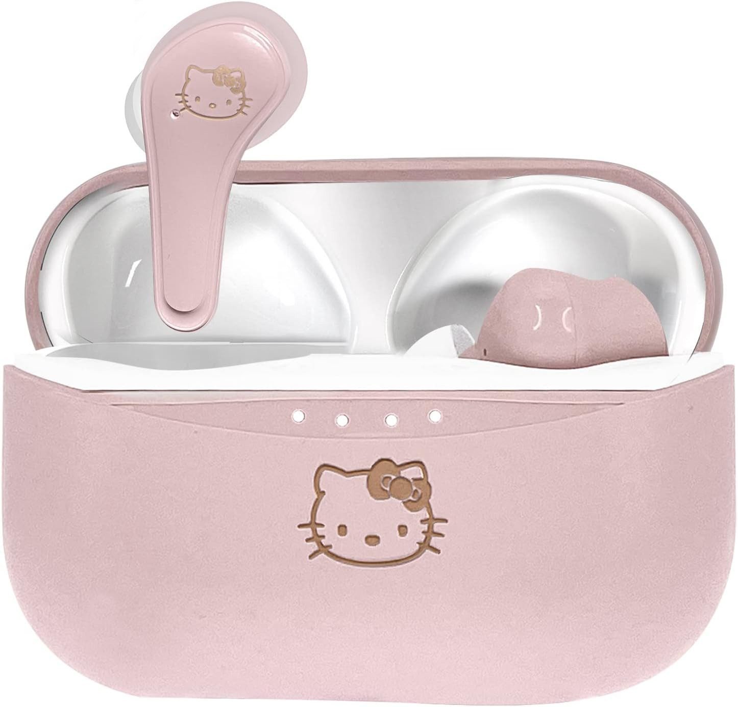 OTL Technologies Hello Kitty Wireless Bluetooth Kopfhörer für Kinder, mit Ladegehäuse Kinder-Kopfhörer (Nein, Bluetooth, USB-C)