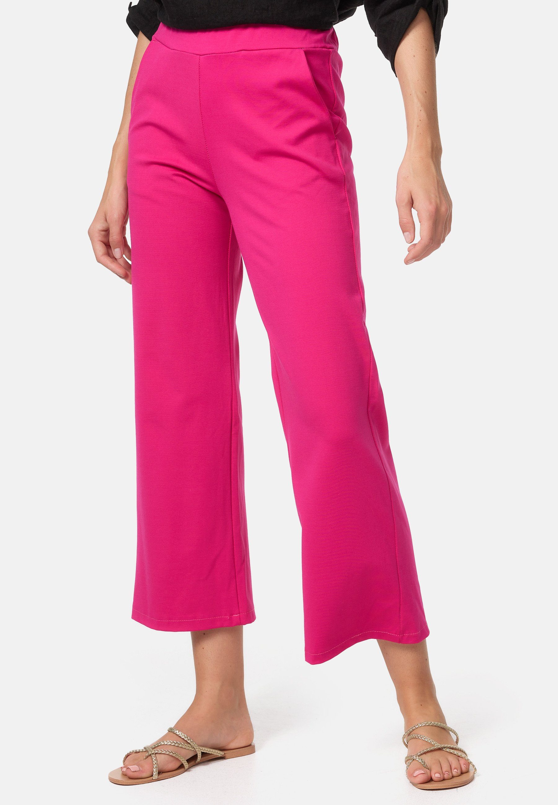 Rayshyne 7/8-Hose PM43 (Legere Freizeithose in 7/8 Länge mit Taschen) Elastischer Bund, 7/8 Länge, Taschen