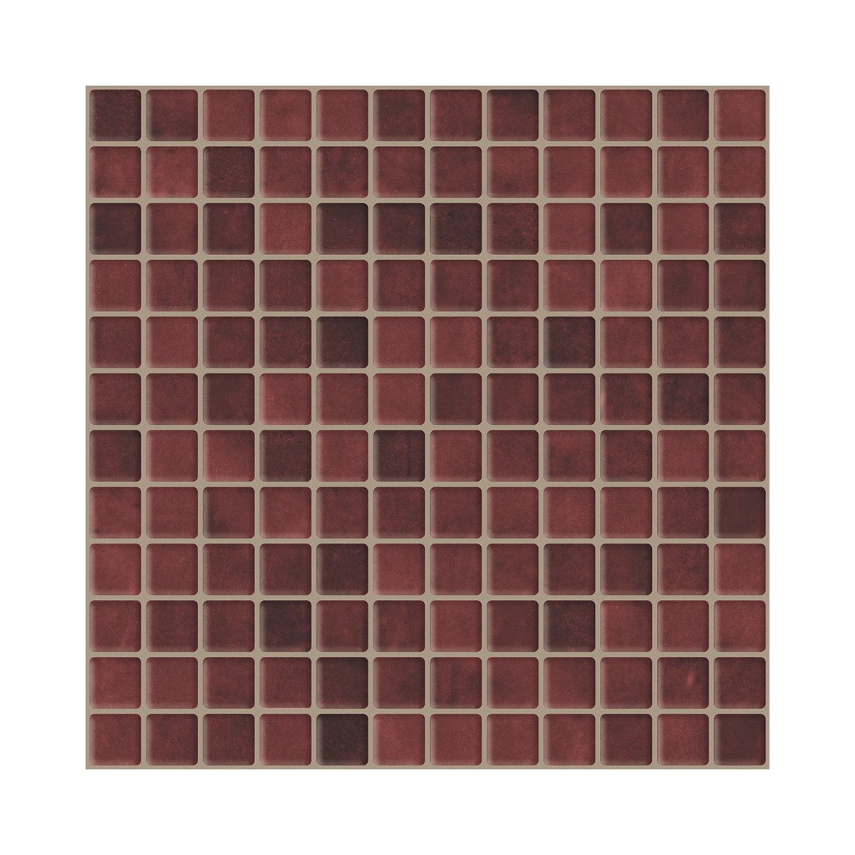 Zyronn Fliesenaufkleber 3D Klebefliesen Küche Fliesenaufkleber Bad Selbstklebende Fliesenfolie (10 St), 23.6x23.6cm Klebefliesen Mosaik Mosaikfliesen Selbstklebend Fliesen