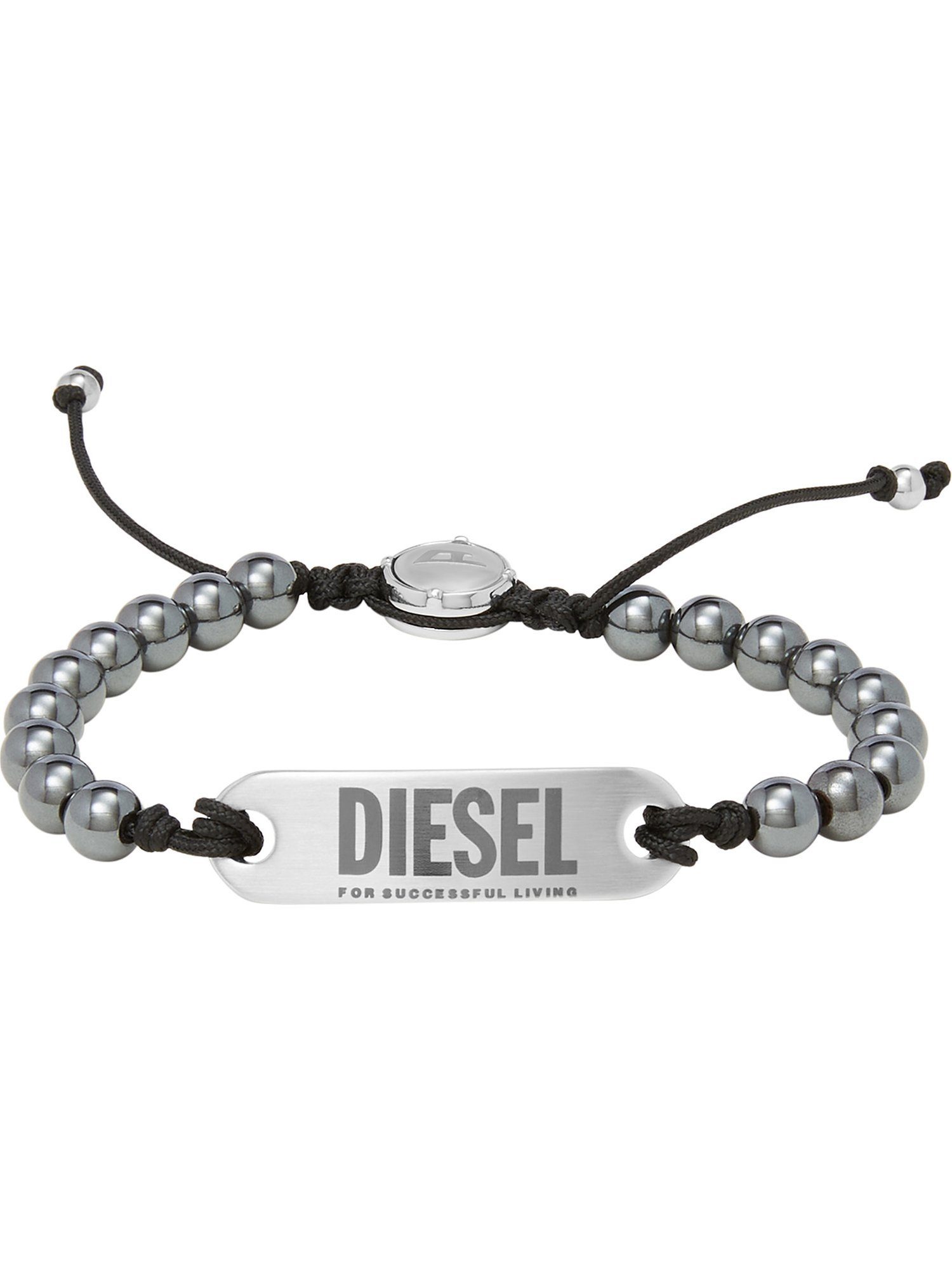 Diesel Edelstahlarmband Diesel Herren-Armband Farbstein, Edelstahl