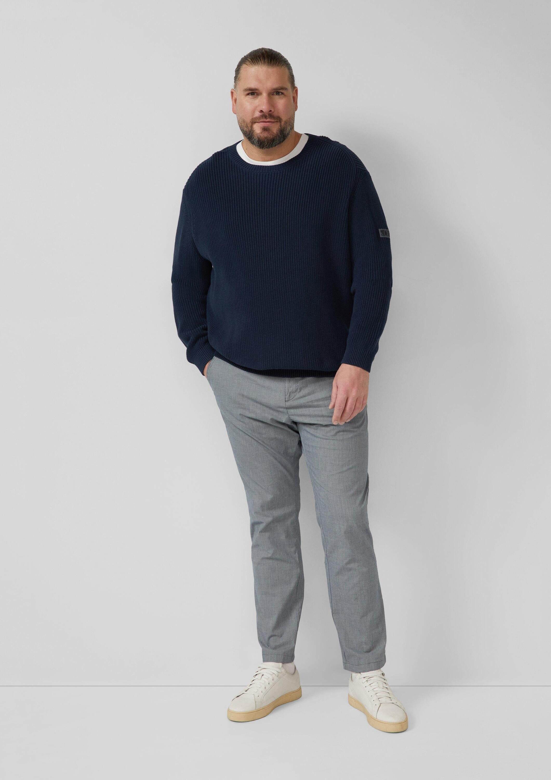 s.Oliver Chinos Hose DETROIT Phoenix: Regular Fit / Fein strukturierte Chino
