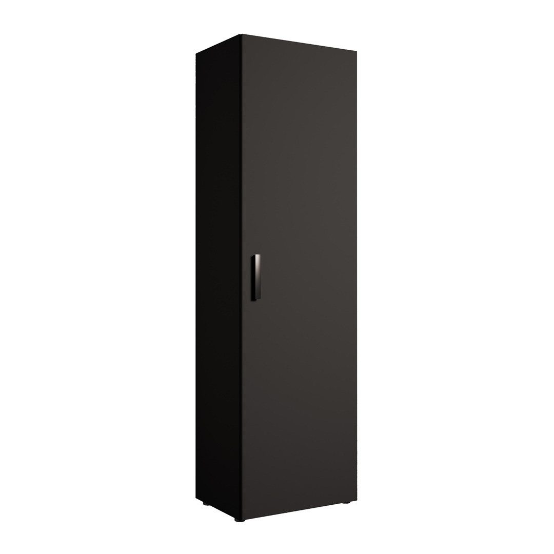 Beautysofa Garderobenschrank mit einer Tür MARGARET IV (passt perfekt in jeden Raum, in zwei Breiten zur Auswahl: 40cm oder 60cm) mit hoher Funktionalität und einer Kleiderstange
