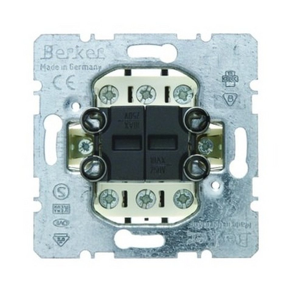 Berker Schalter, Wechselschalter-Einsatz ohne Beleuchtung Unterputz IP20 2