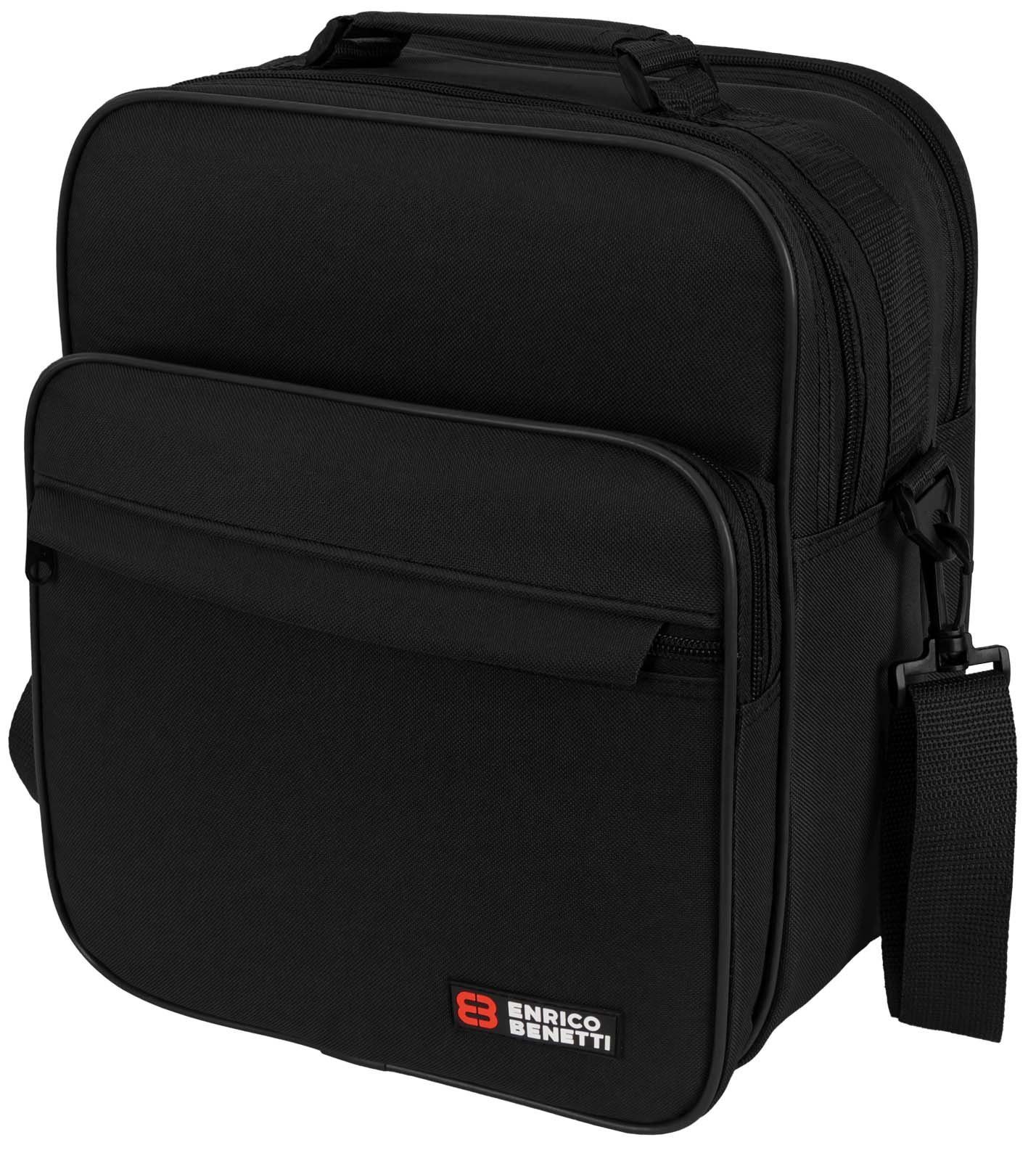 EAAKIE Umhängetasche EAAKIE Umhängetasche Arbeitstasche Flugbegleiter Herrentasche Schwarz – Bild 4 von 5