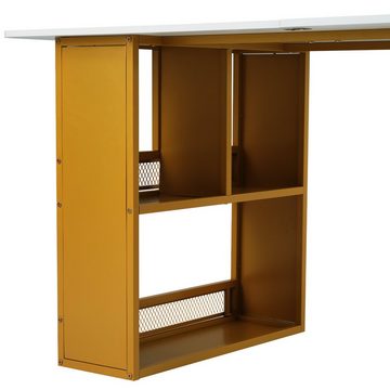 REDOM Esstisch Küchentisch mit Stauraum Schreibtisch (1-St), Rechteckig 160x80x78cm