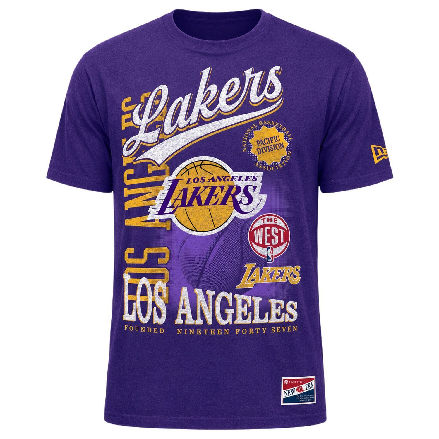 New Era Print-Shirt NBA GRAPHICS Los Angeles Lakers