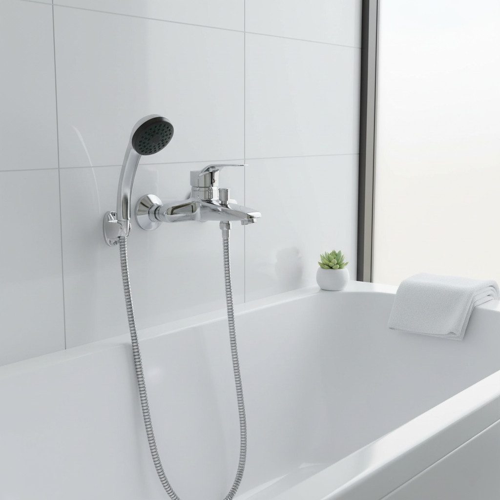 Faizee Möbel Badarmatur Badewannenarmatur Dusch Set VESTO Wasserhahn Wannen günstig online kaufen