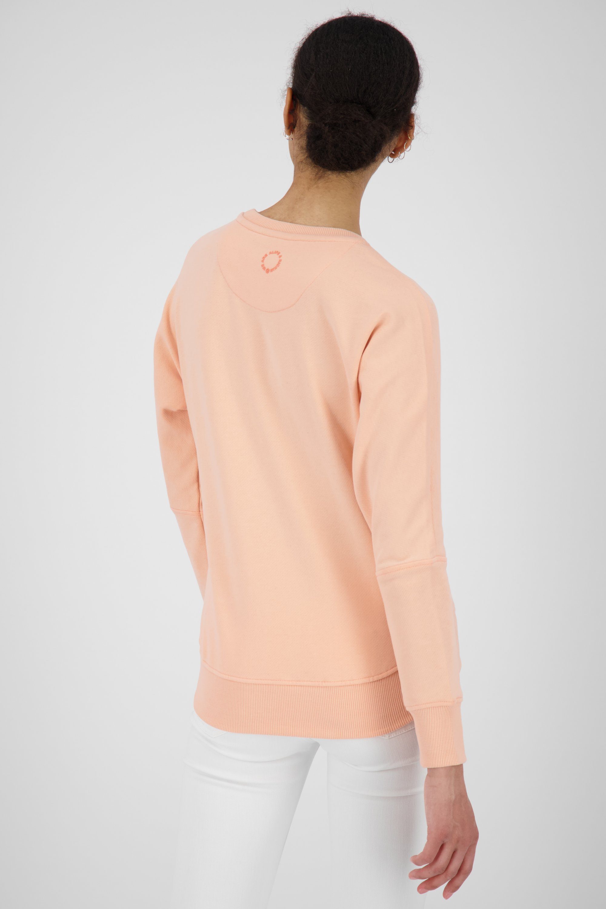 Alife & Kickin Sweatshirt DalaAK apricot A Damen Crewneck melange