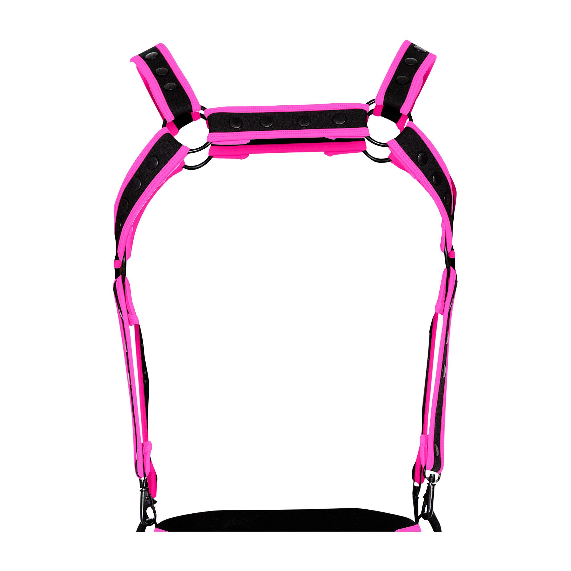 CUT4MEN Body Body Harness in schwarz/pink - One Size