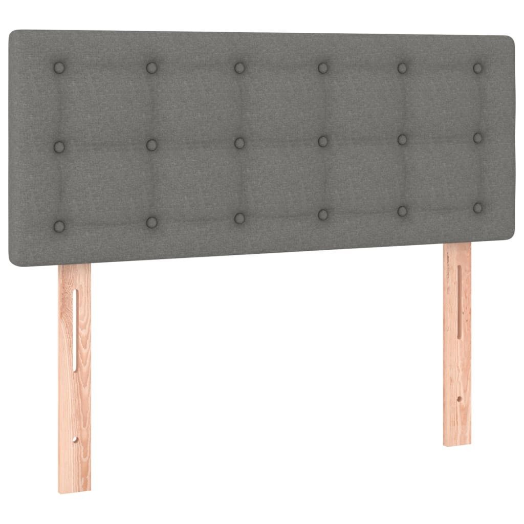 vidaXL Kopfteil, Bett Kopfteil Dunkelgrau 90x5x78/88 cm Stoff