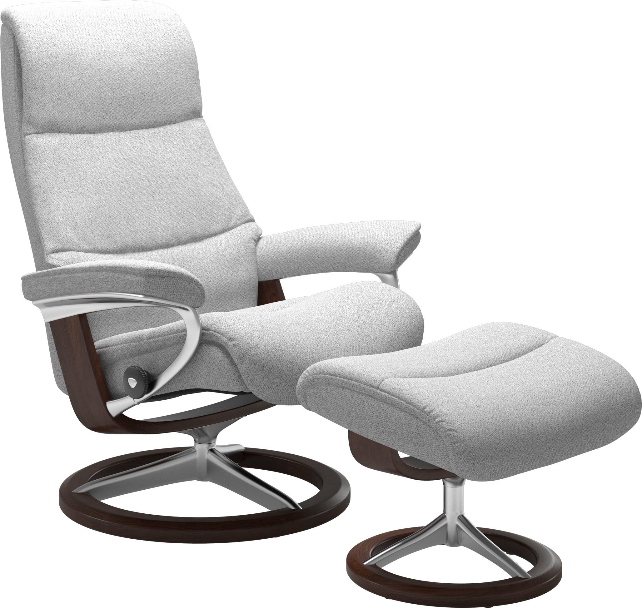 Relaxsessel Größe mit Signature Stressless® Braun M,Gestell View, Base,