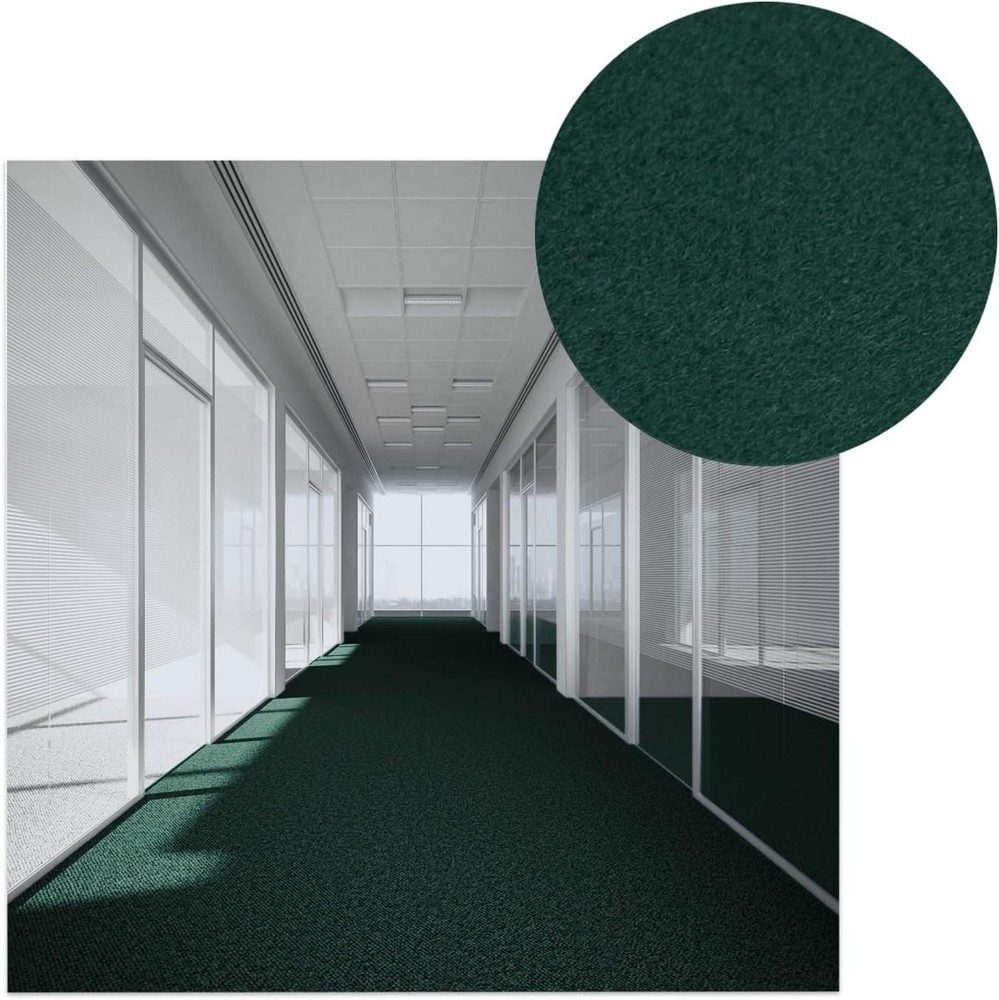 MDEKOR Nadelvliesteppich Teppichboden Meterware - Teppich Läufer, 50x200cm Grün