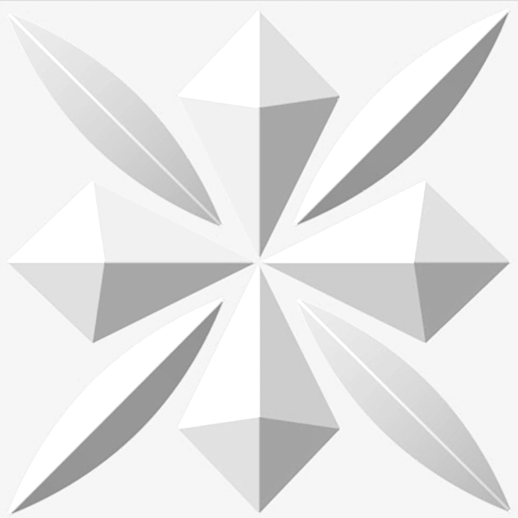 Hexim Wanddekoobjekt SHERLOCK (3D Paneel 50x50cm, Wand- und Deckengestaltun günstig online kaufen