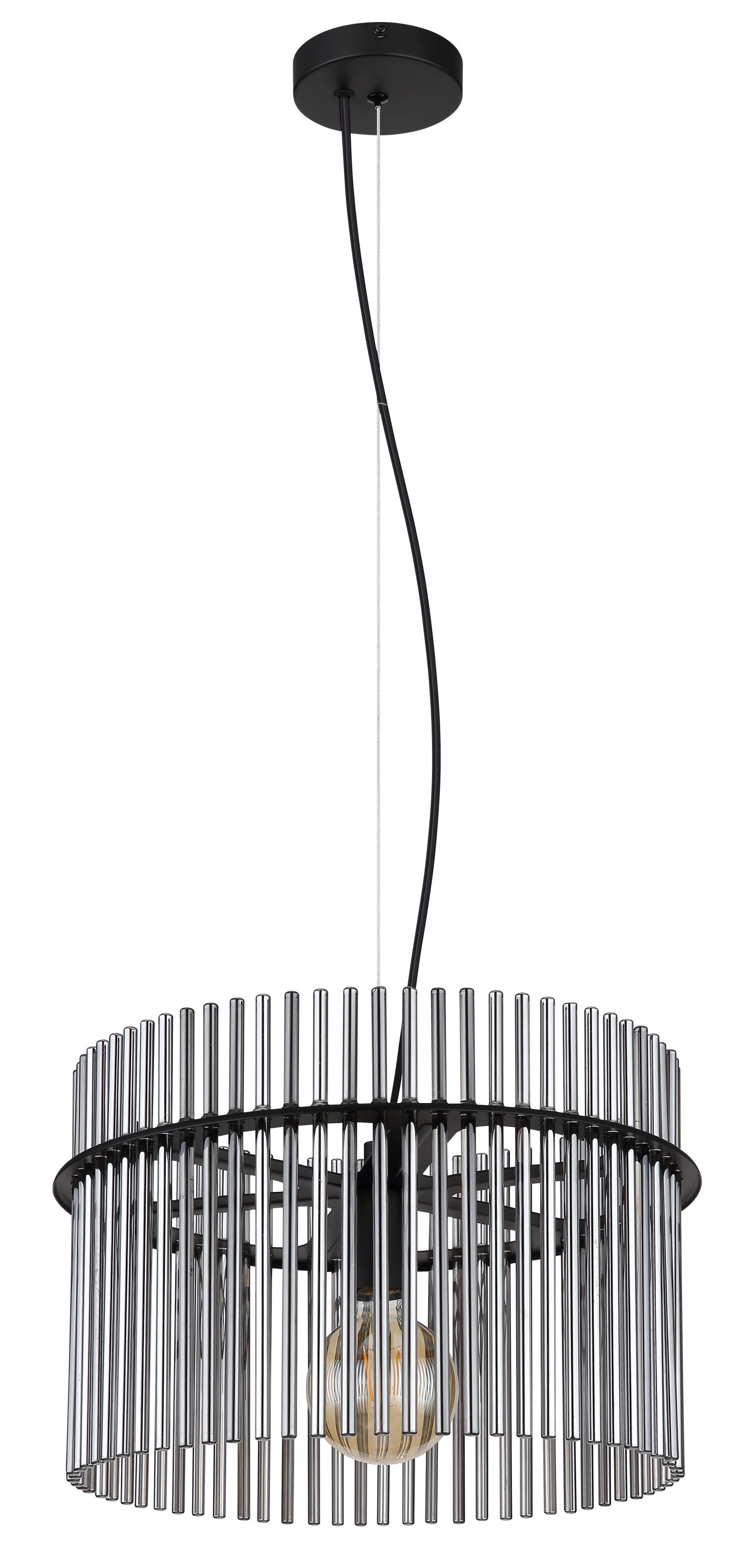 GLOBO LIGHTING Pendelleuchte GORLEY, ohne Leuchtmittel, Design Glasstäbe, Deckenlampe, Wohnzimmer, Esszimmer, Hängeleuchte