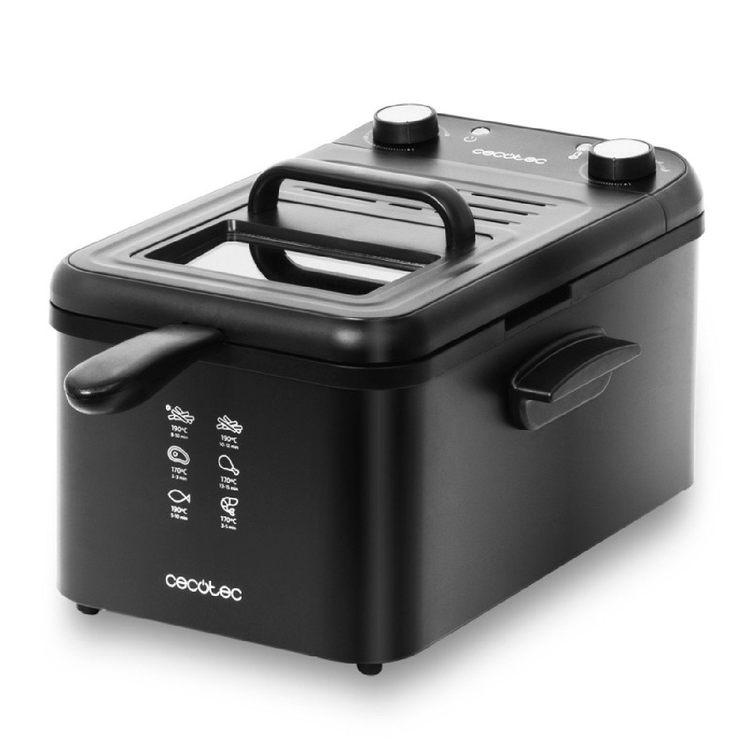 Cecotec Frittiertopf Cecotec Cleanfry Infinity 3000 Black