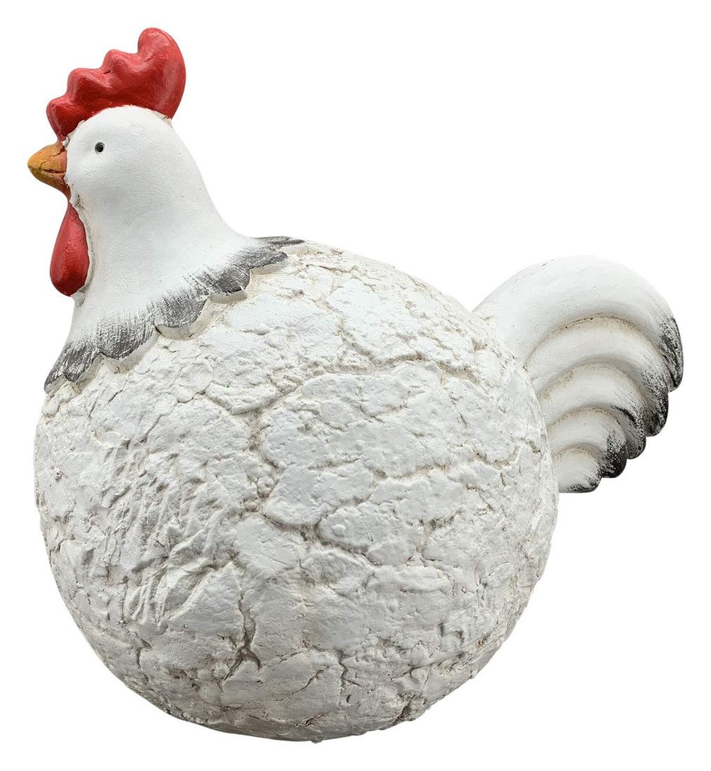 Dekofigur Huhn Taro Ostern MGO 32,5x23cm H29cm Osterfigur Tier Bauernhof