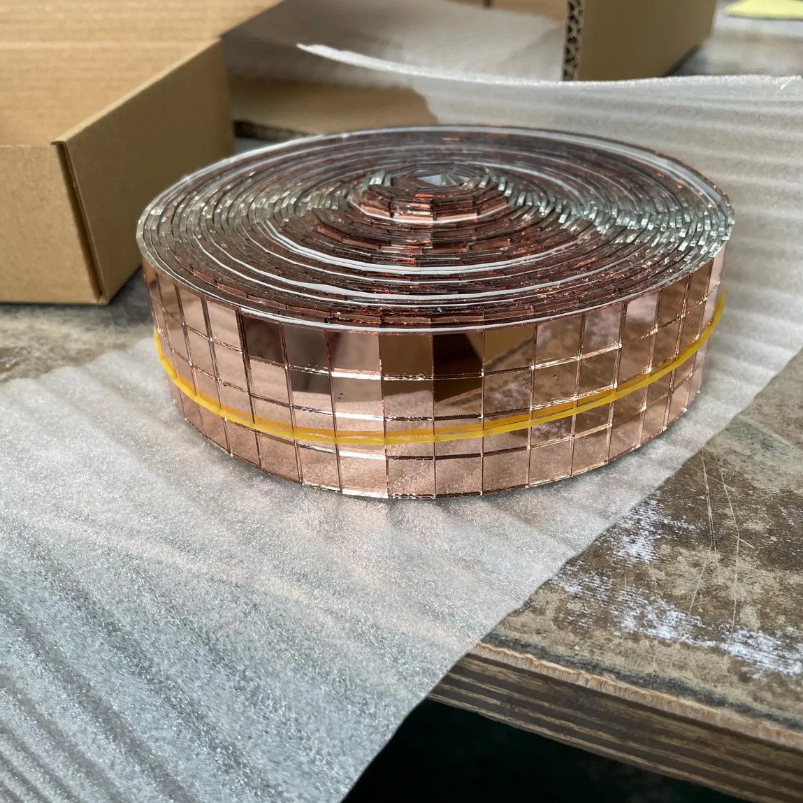 Armena Spiegelfliesen selbstklebende Mosaikfliesen aus Echtglas 10 m Basteln Glasspiegel