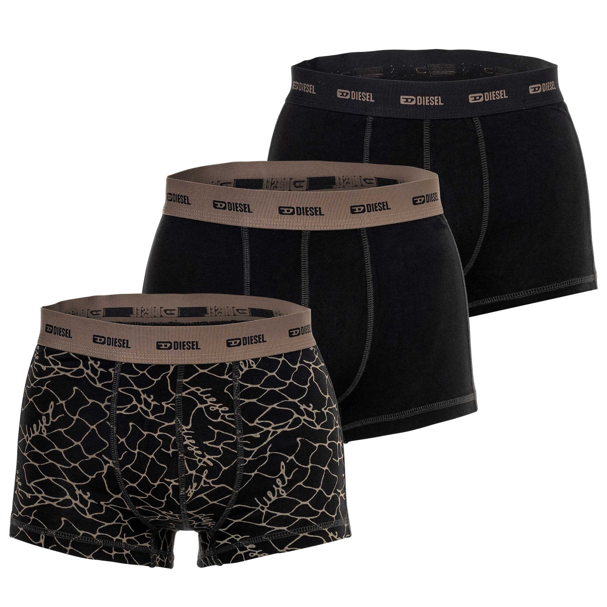 Diesel Boxer Herren Boxershort 3er Pack Baumwolle DAMIEN-UTLT (Packung, 3er Pack)