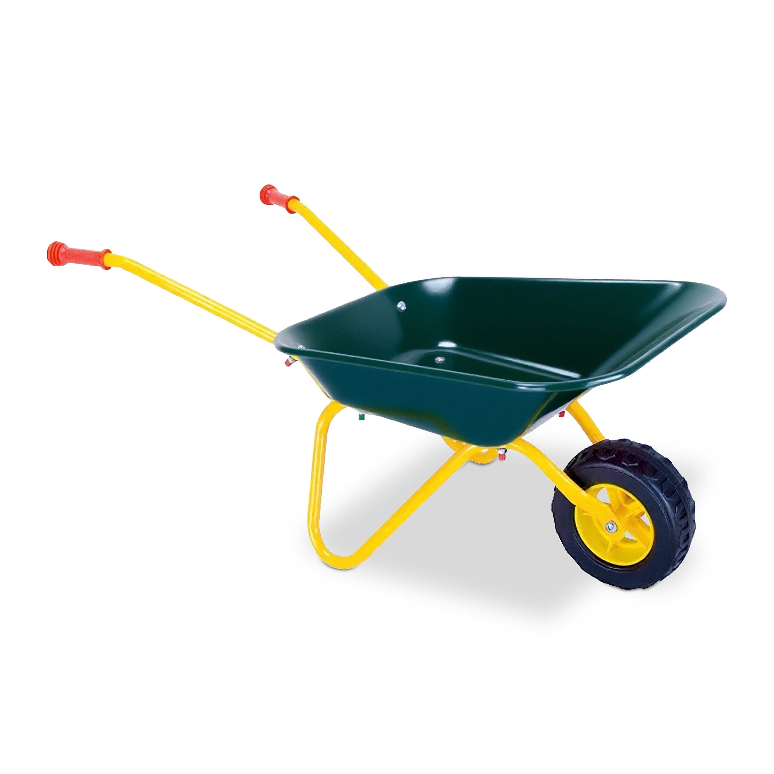 relaxdays Kinder-Gartenset Schubkarre für Kinder, grün