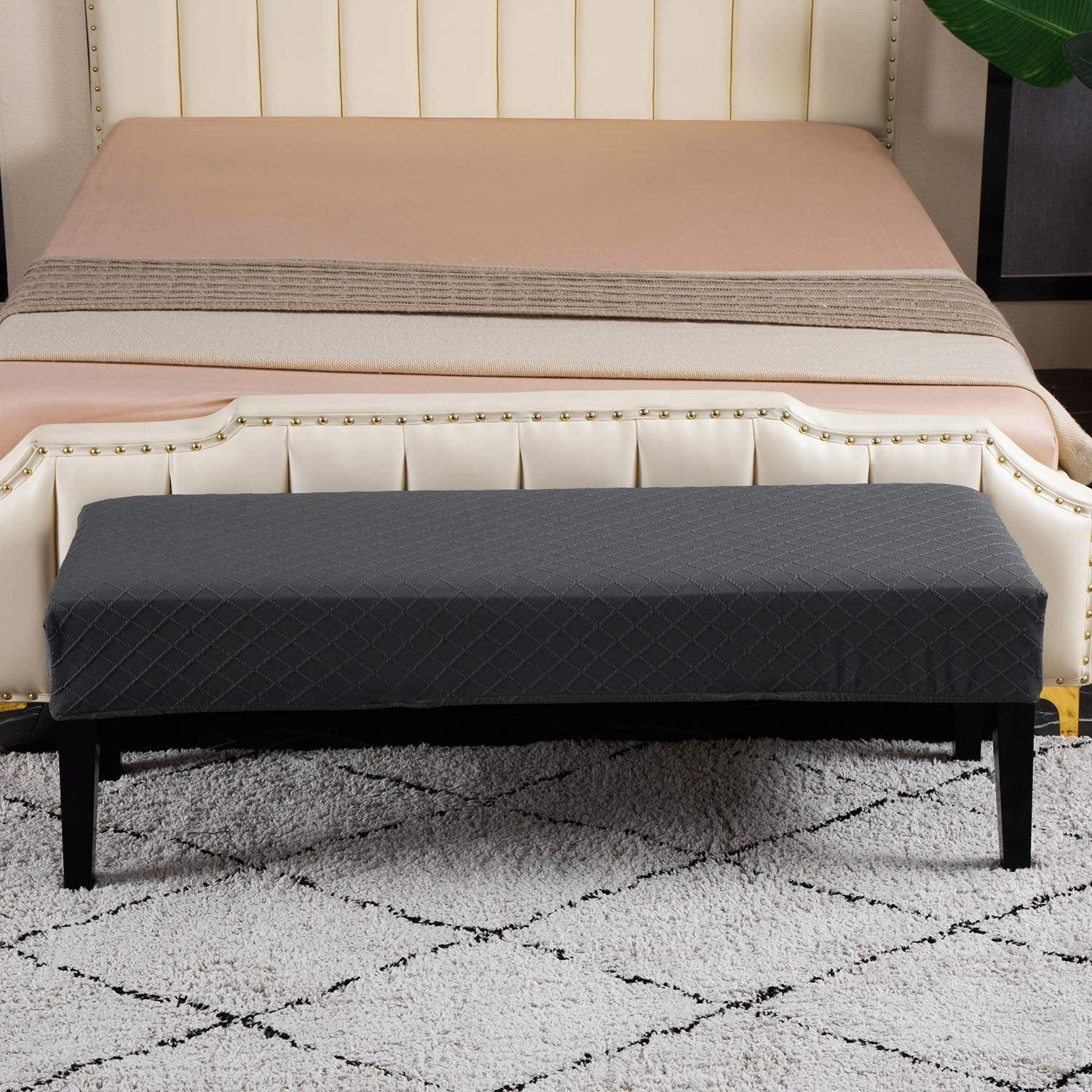 BYSURE Stuhlhusse, Gepolsterter Stretch Jacquard-Bankbezug -sitzschutz günstig online kaufen