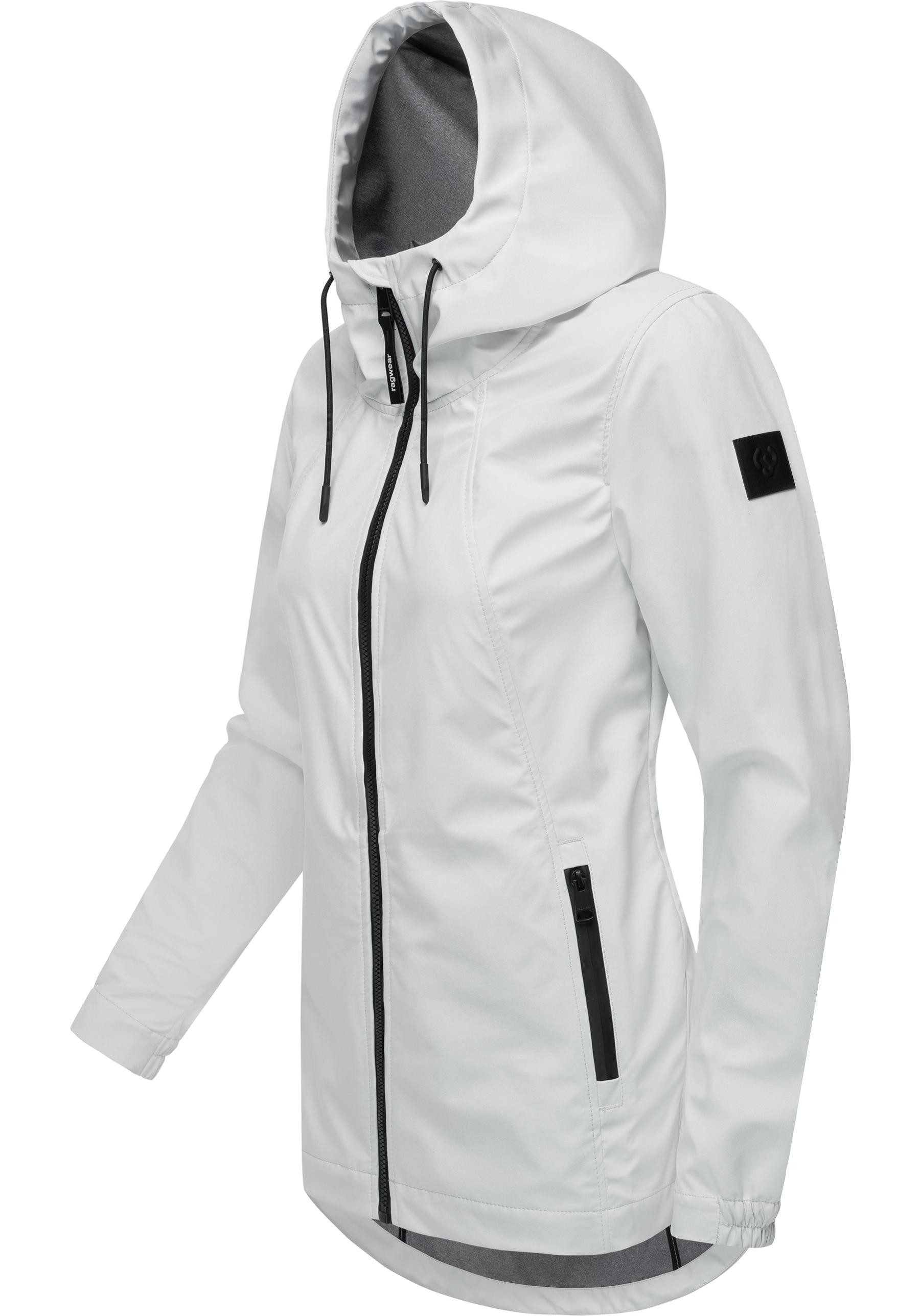 Ragwear Kurzmantel Zuzka Sport Wasserdichter kurzer Übergangsmantel für Damen