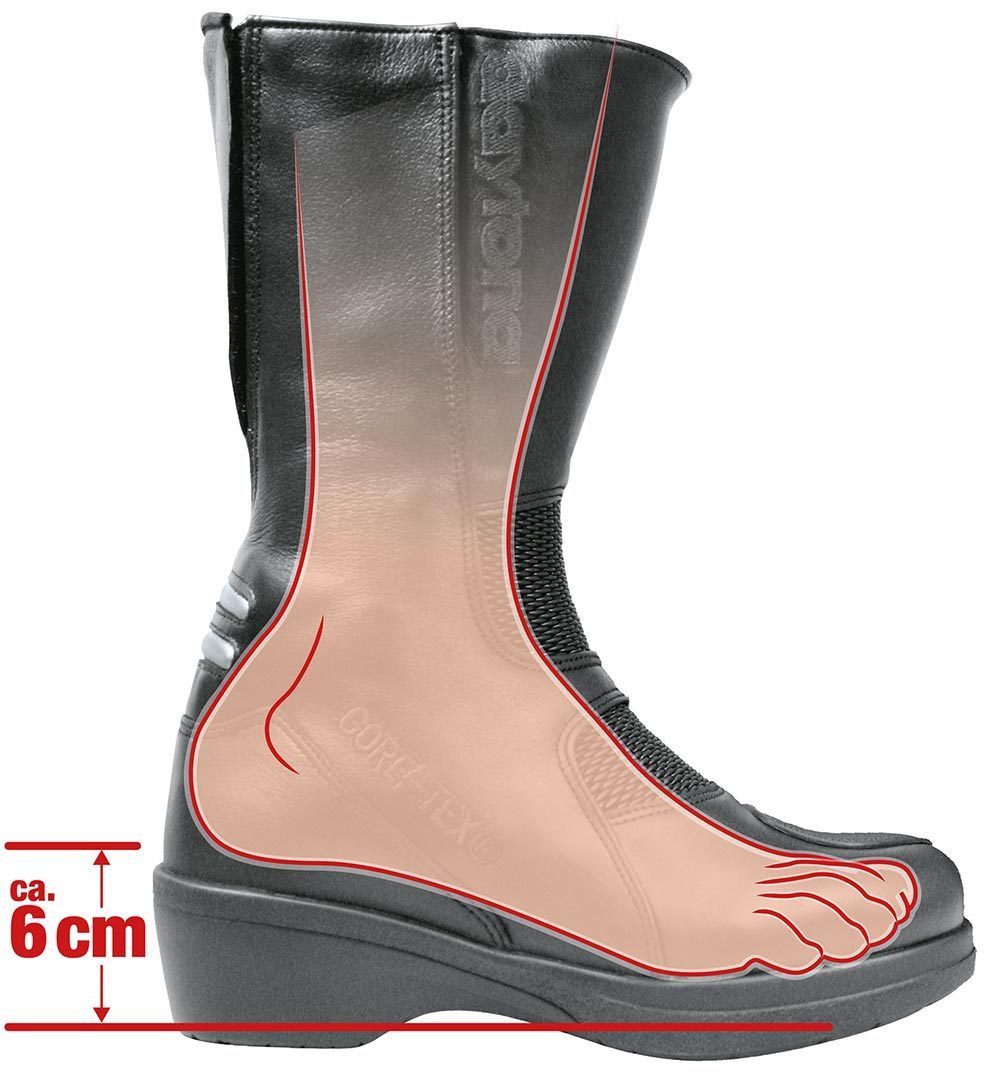 Daytona Lady Evoque GTX Gore-Tex wasserdichte Damen Motorradstiefel Motorradstiefel