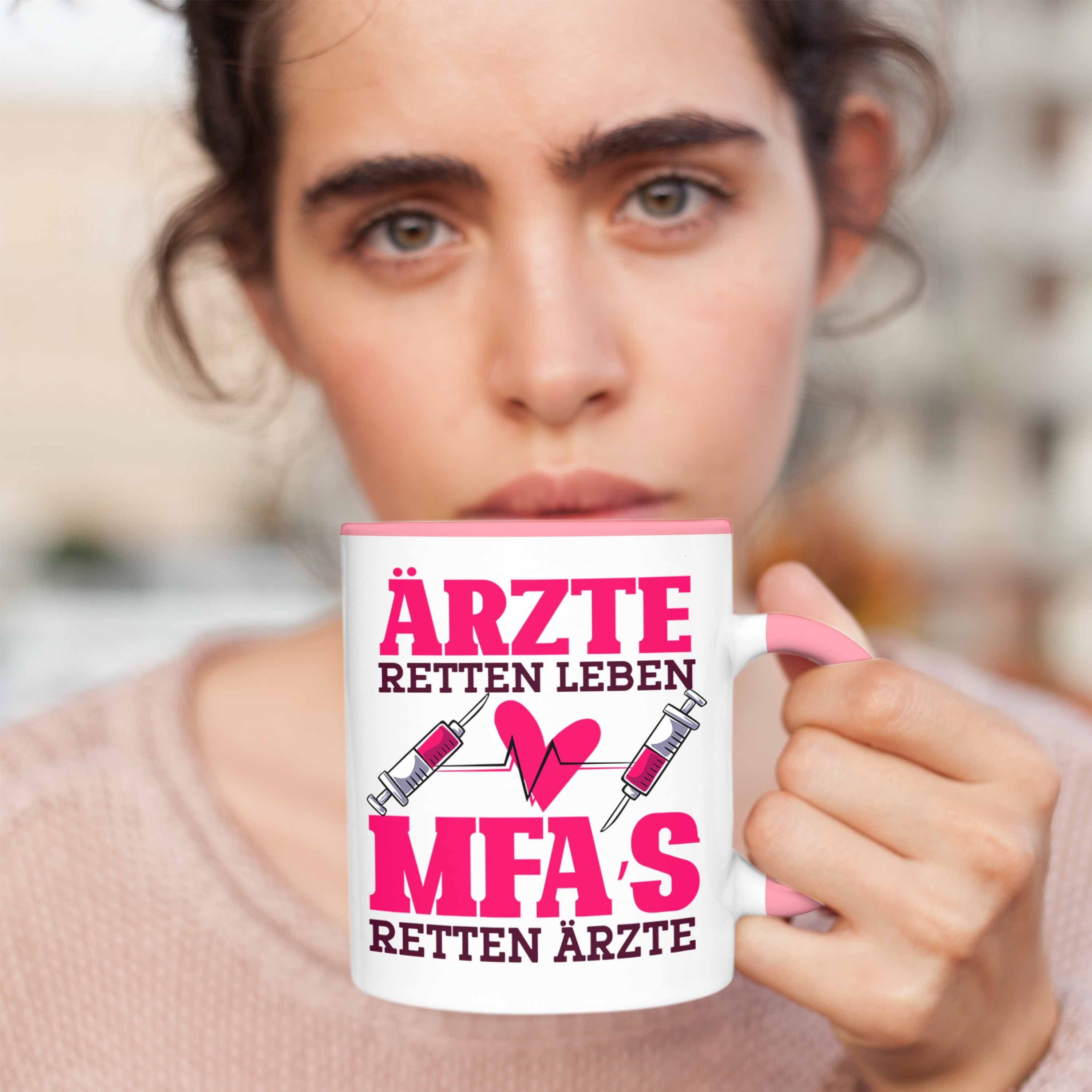 Fachangestellte Lustige Tasse Geschenk MFA für Rosa Medizinische Geschenkid Tasse Trendation