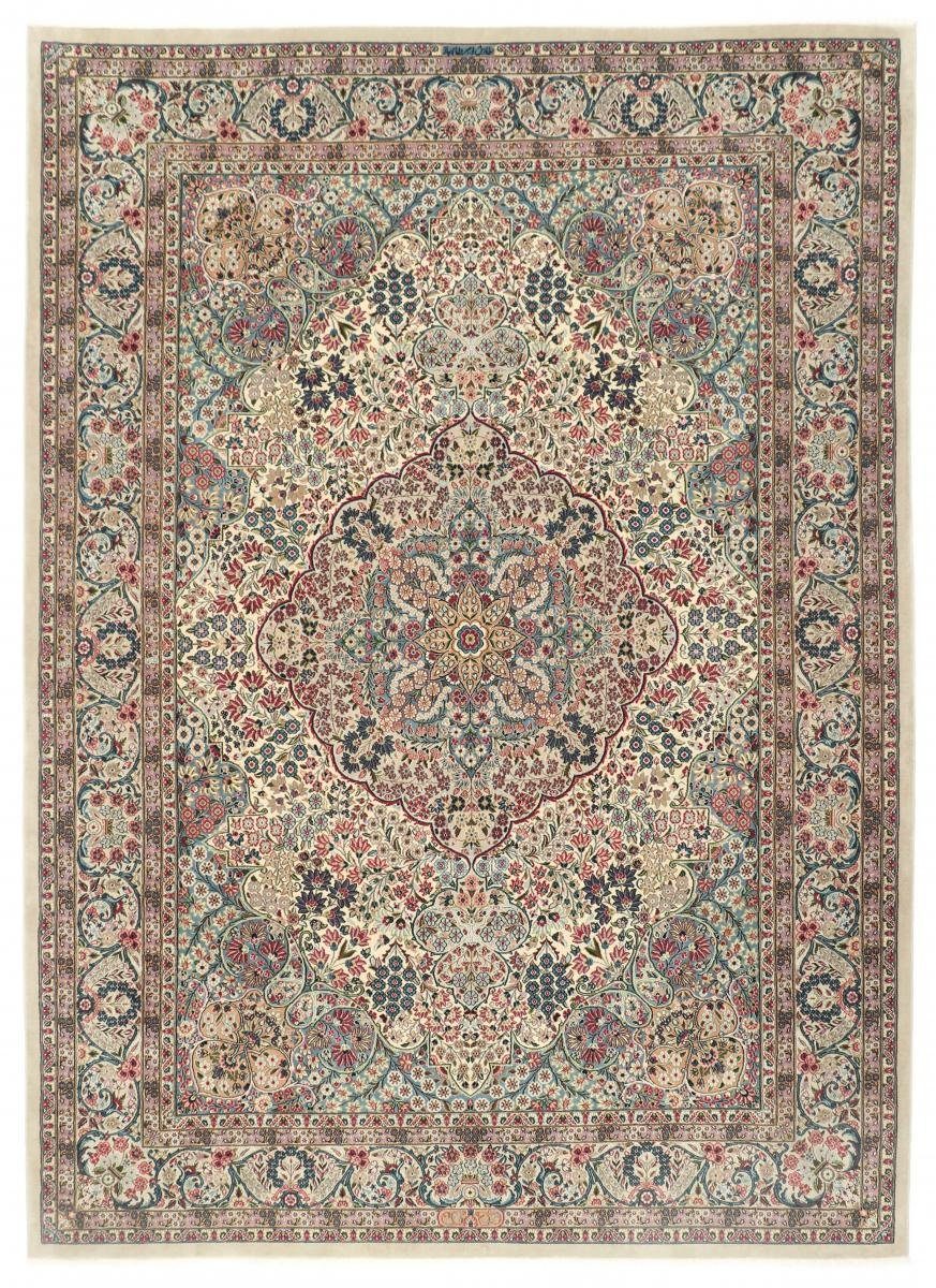 Orientteppich Kerman rechteckig, Nain Perserteppich, Orientteppich Handgeknüpfter Sherkat mm Trading, 12 / 244x344 Höhe