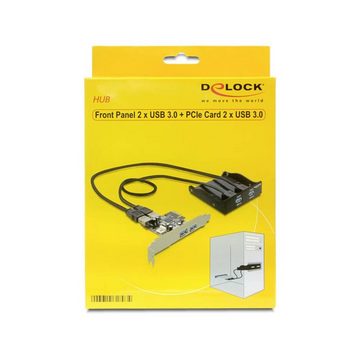 Delock Front Panel 2 x USB 3 + PCI Express Card 2 x USB Modulkarte