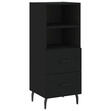 vidaXL Kleiderschrank Regal Highboard Schrank Hochschrank Schwarz 34,5x34x180 cm Holzwerksto