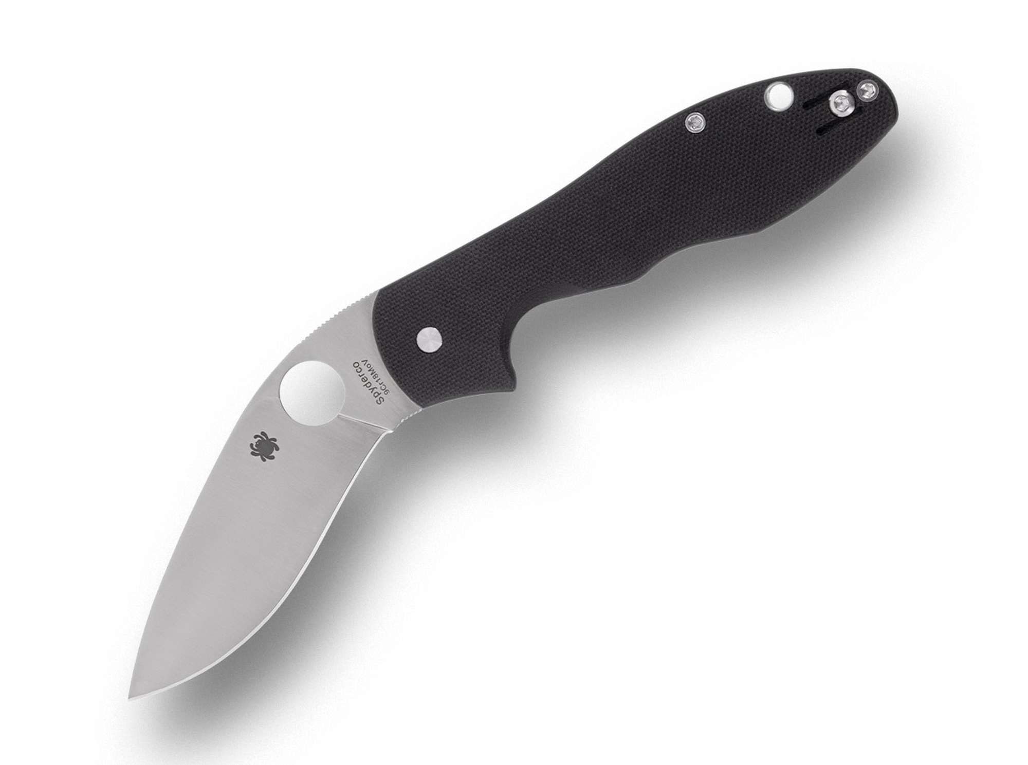 Spyderco Taschenmesser Spyderco Retract 9Cr18MoV Black G10