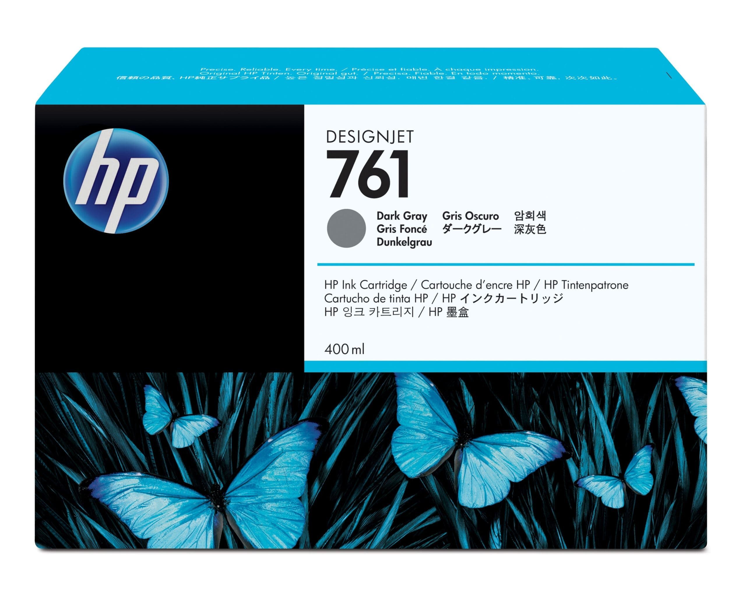 HP HP 761 Dunkelgrau DesignJet Druckerpatrone, 400 ml Tintenpatrone