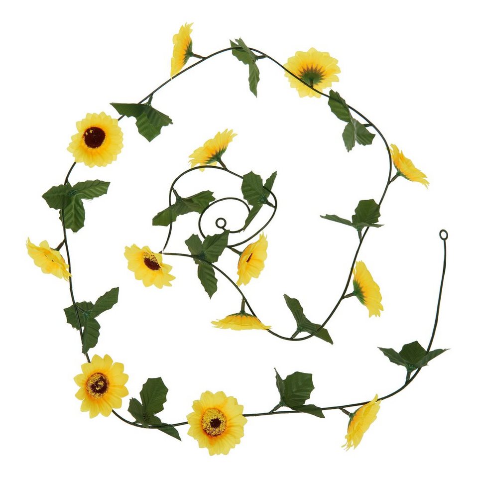 Kunstgirlande Sonnenblumen Girlande, VBS, 200 cm x 6 cm x 6 cm