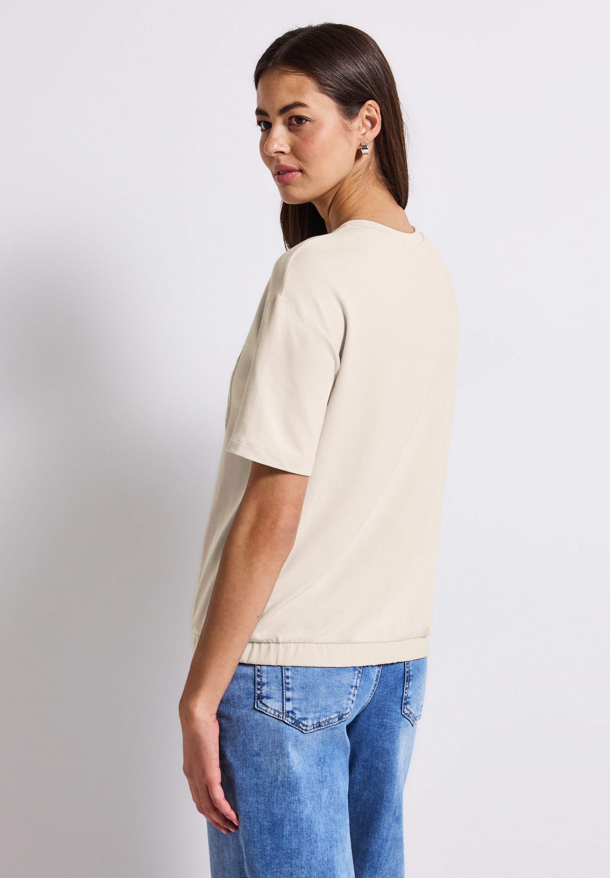 STREET ONE T-Shirt mit Brusttasche günstig online kaufen