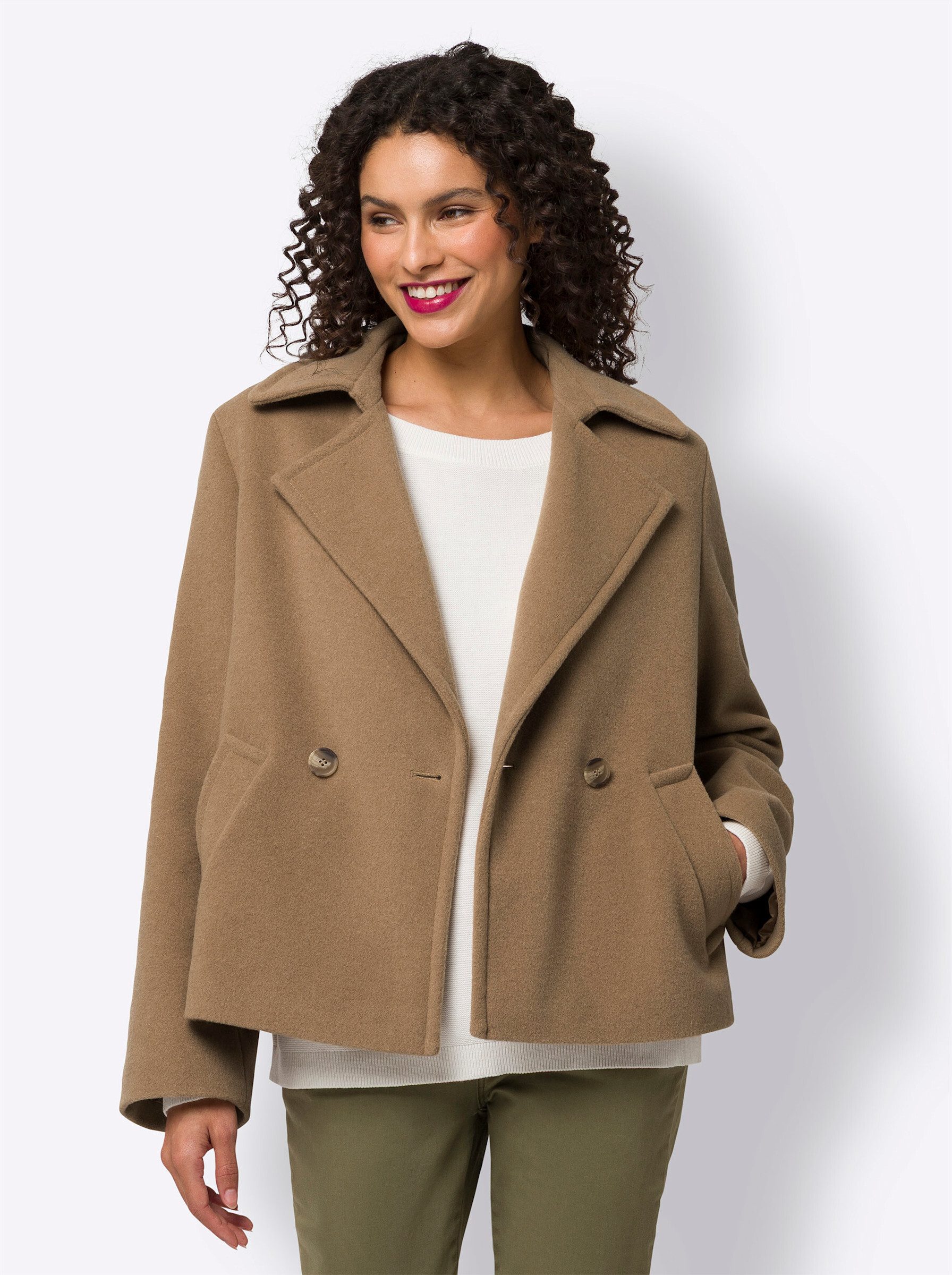 Allwetterjacke Wolljacke