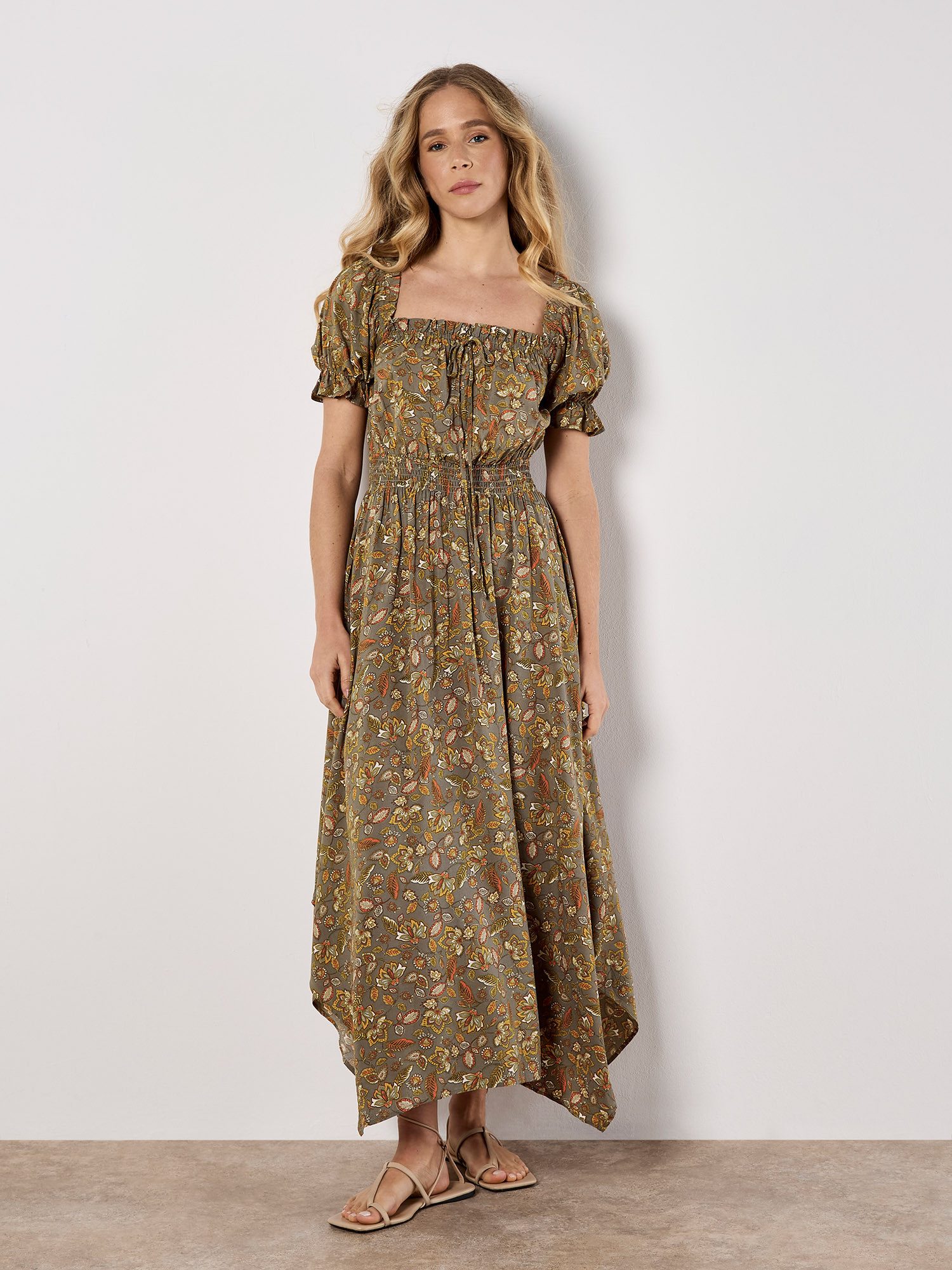 Midikleid Florales Kleid