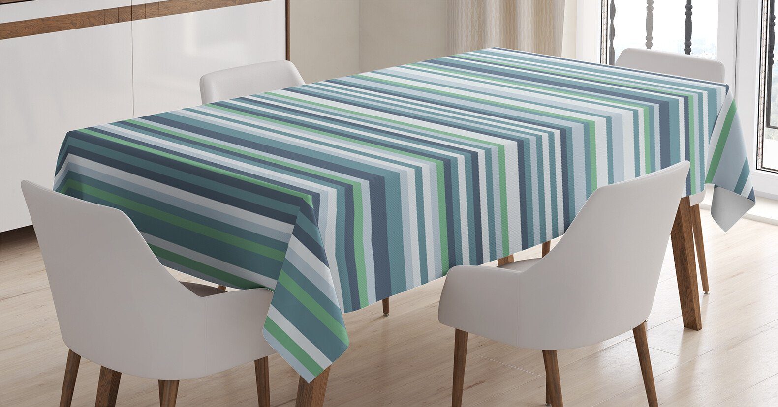 Klare den Tischdecke Gestreift Farben, geeignet Abstrakt Narrow Farbfest Für Abakuhaus Außen Waschbar Bereich Band