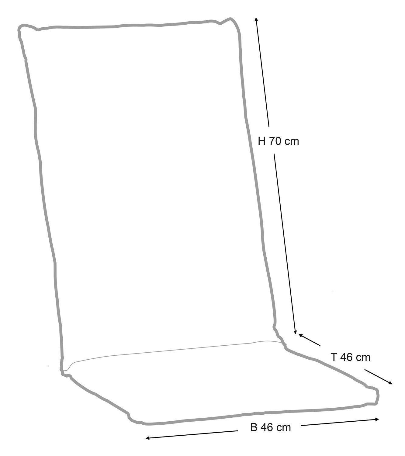 GO-DE Hochlehnerauflage