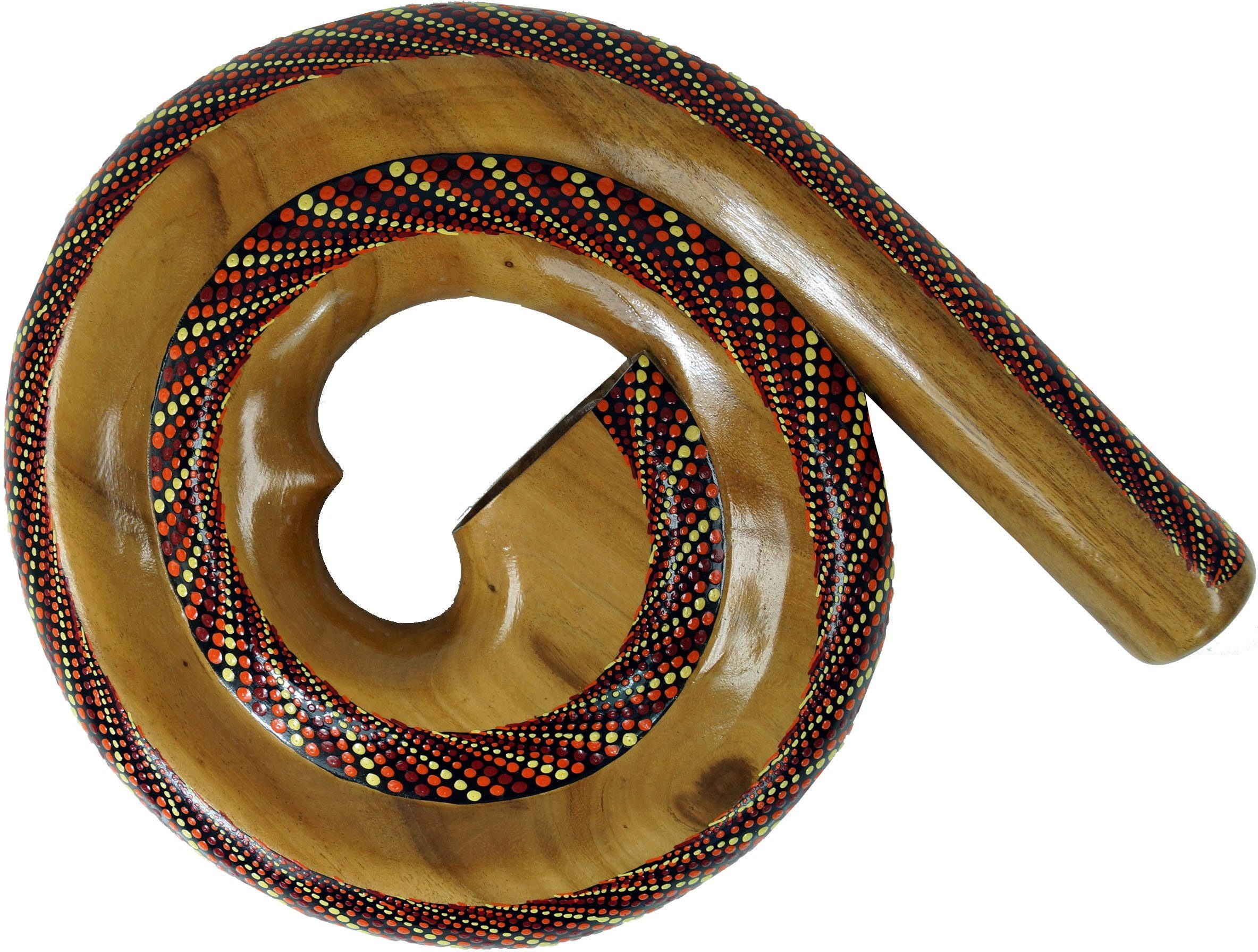 Spielzeug-Musikinstrument Rundes Didgeridoo (Holz) - Modell 3