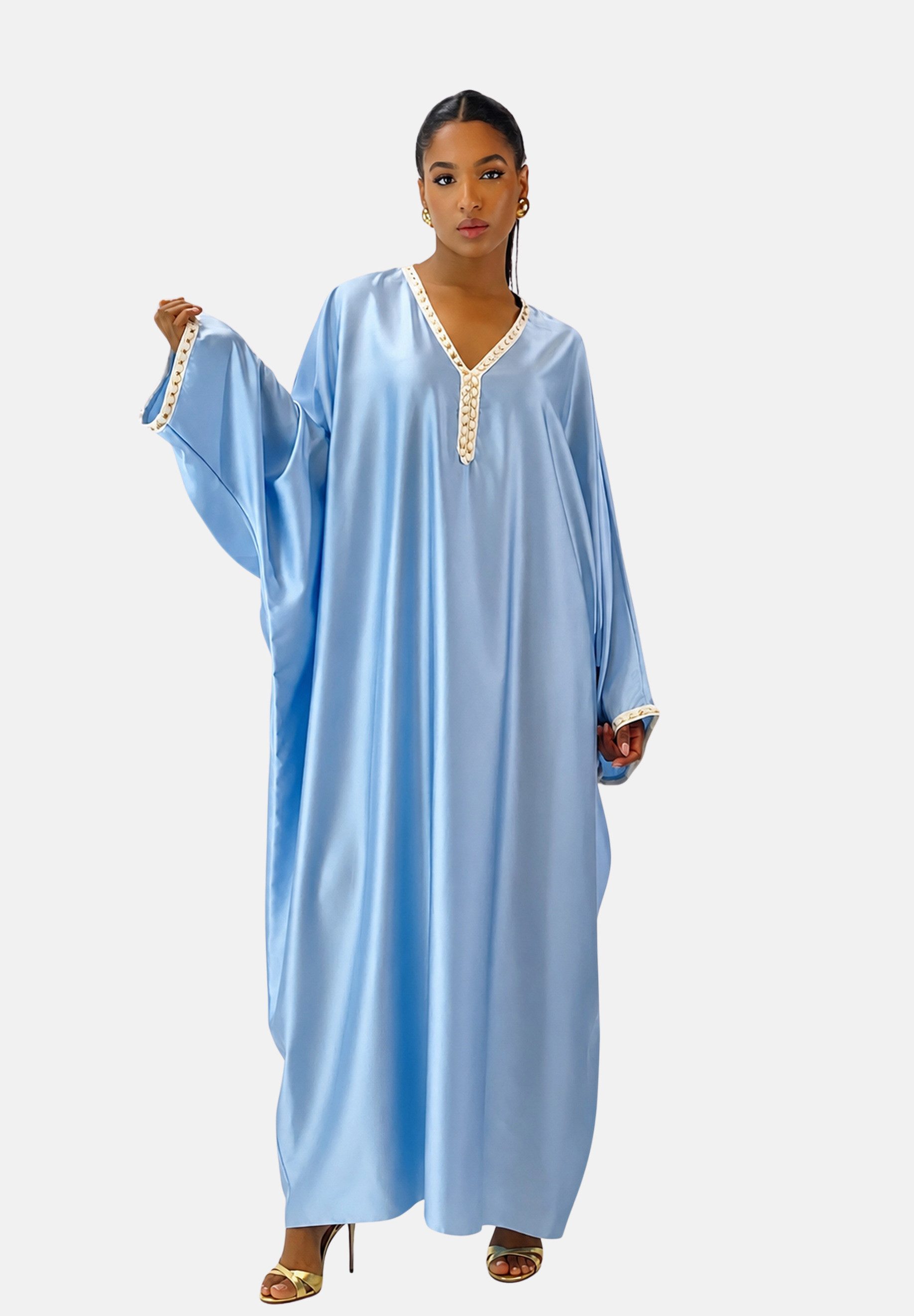 Elara Maxikleid Abaya (1-tlg)