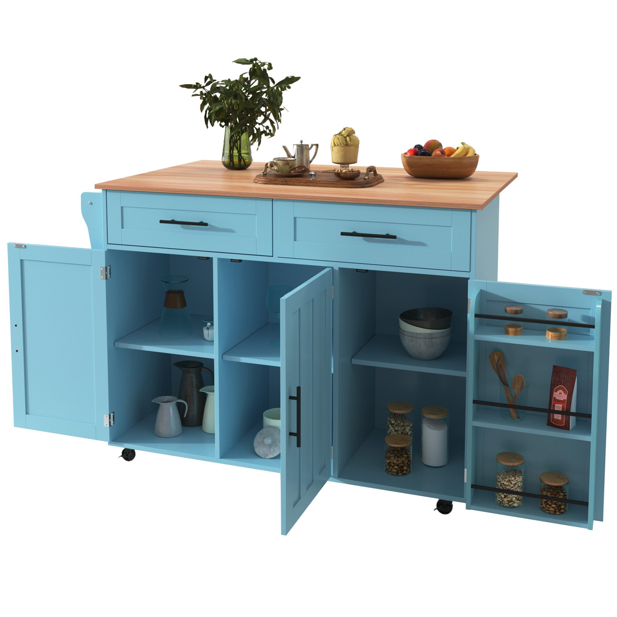 HAUSS SPOLE Sideboard Küchenwagen Buffetschrank Küchenschrank günstig online kaufen
