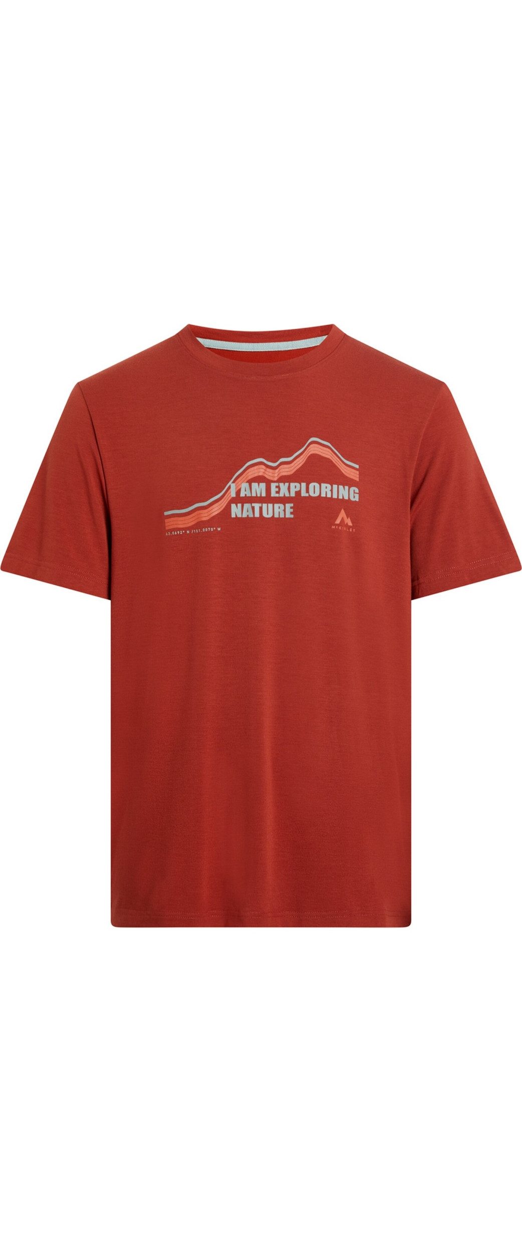 McKINLEY T-Shirt He.-T-Shirt Ronald M RED RUST